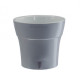 Горшок для цветов Santino DALI, 1.2 л, дымчатый серый-серый