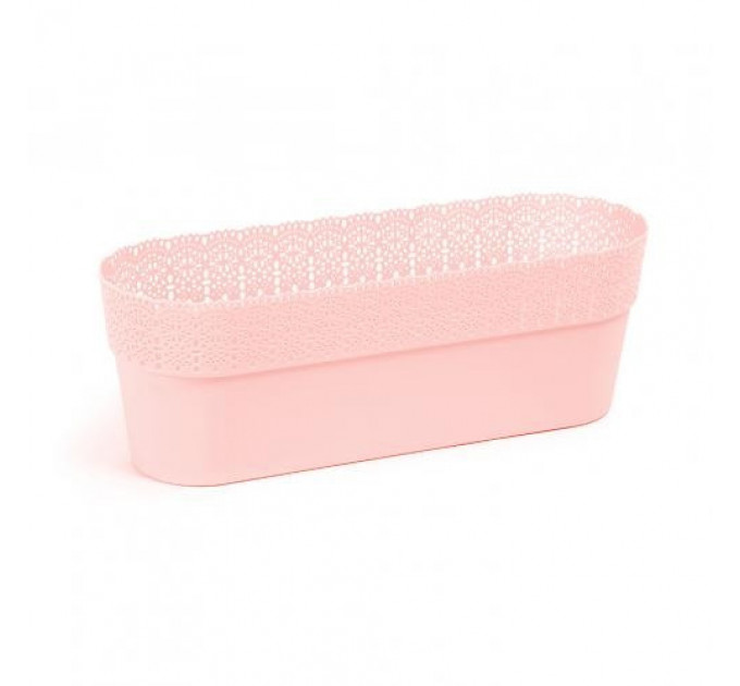 Горшок для цветов Белла Овальный 300 роз.пудра