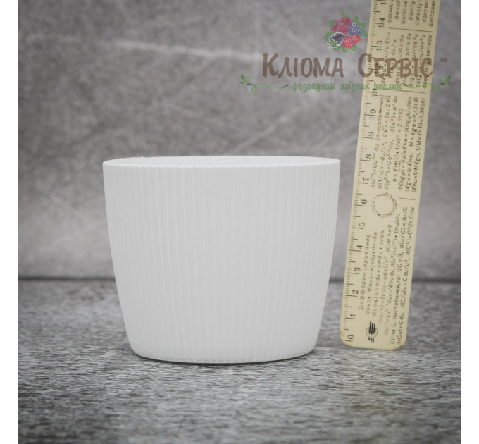 Горшок для цветов Магнолия Джампер 110мм белый