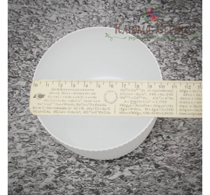 Горшок для цветов Магнолия Джампер 110мм белый