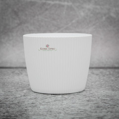 Горшок для цветов Магнолия Джампер 110мм белый