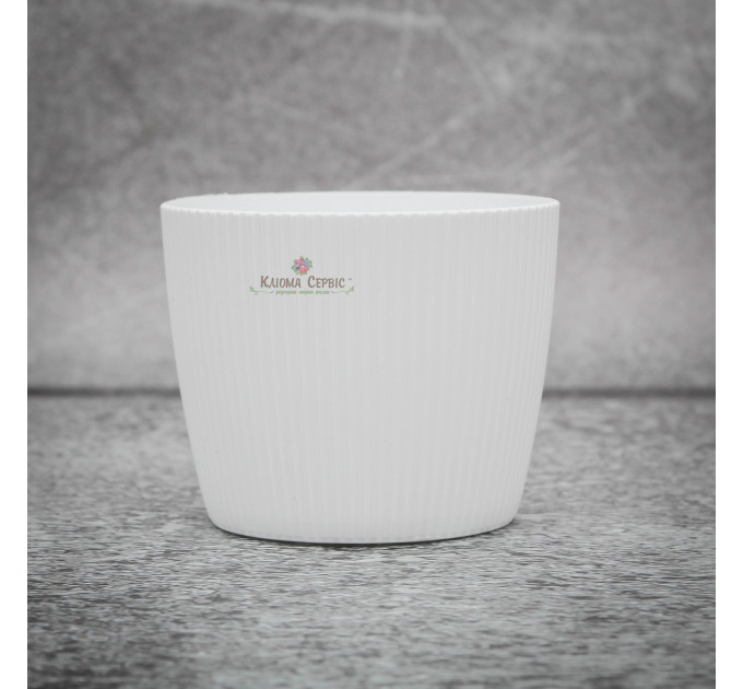 Горшок для цветов Магнолия Джампер 110мм белый