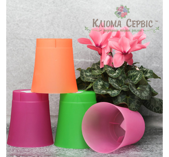 Горшок для цветов Орхидея,прозоро-фиолетовый