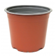 Цветочный горшок TEKU 0,89 л, d-13х10.2-h см Терракот