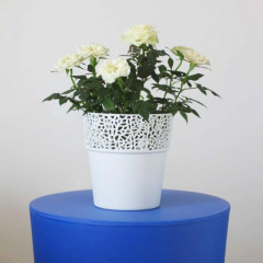 Горшок для цветов Росса 115мм белый