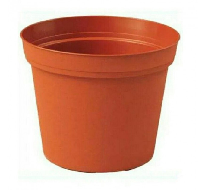 Цветочный горшок TEKU 0,06 л, d-5.5х4.2-h см Терракот