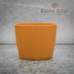 Горшок для цветов Магнолия Джампер 110мм горчичный
