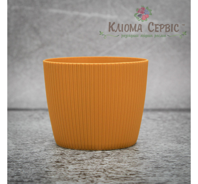 Горшок для цветов Магнолия Джампер 110мм горчичный