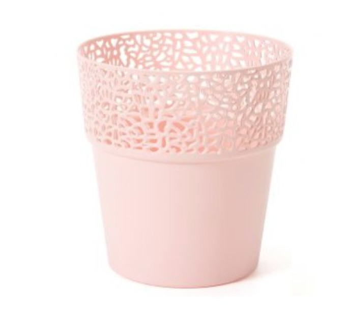 Горшок для цветов Росса 115мм рож.пудра