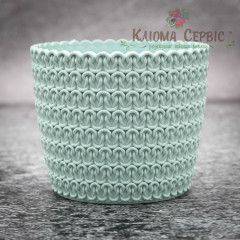 Горшок для цветов Магнолия Джерси 110мм мятный