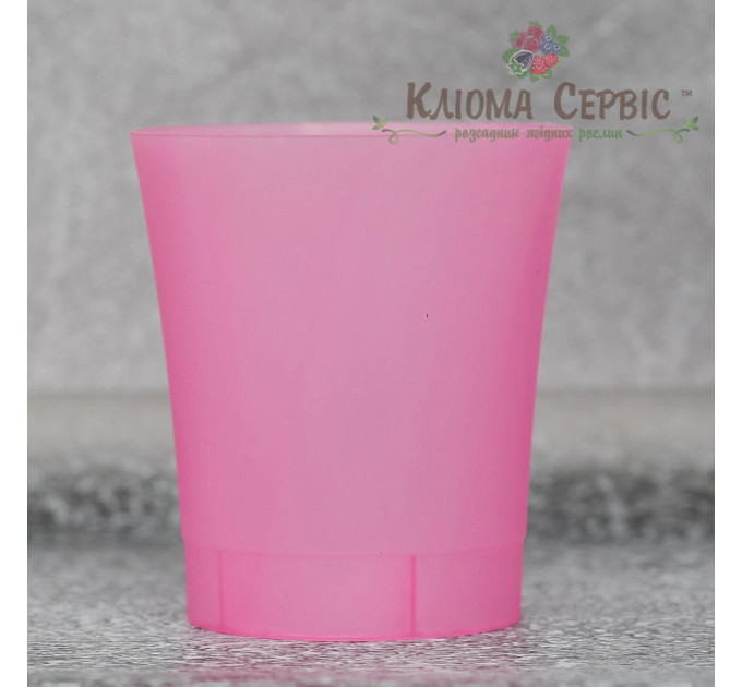 Горшок для цветов Орхидея,прозоро-рожевый