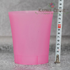 Горшок для цветов Орхидея,прозоро-рожевый