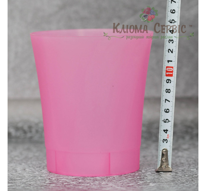 Горшок для цветов Орхидея,прозоро-рожевый