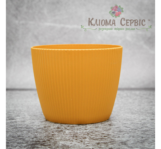 Горшок для цветов Магнолия Джампер 140мм горчичный