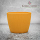 Горшок для цветов Магнолия Джампер 140мм горчичный