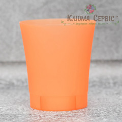 Горшок для цветов Орхидея,прозоро-оранжевый