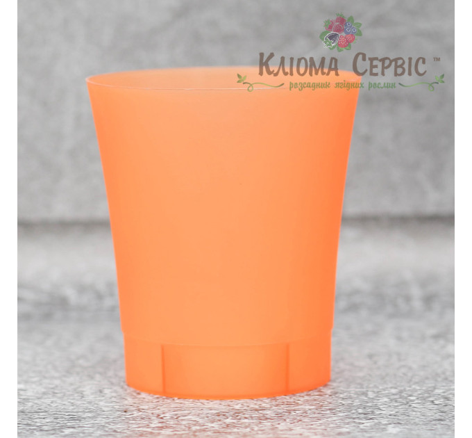 Горшок для цветов Орхидея,прозоро-оранжевый