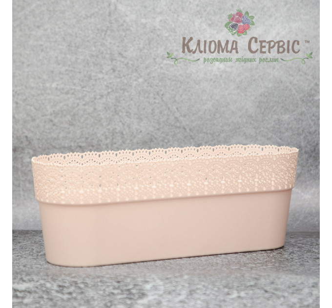 Горшок для цветов Белла Овальный 380 св.бежевый