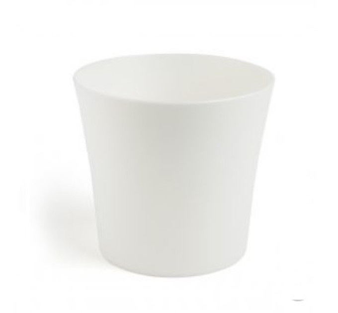 Горшок для цветов Фиалка 145 белый перламутр