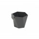 Горшок (кашпо) Хеца (110*120*130мм) Антрацит