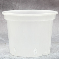 Горшок круглый 1,5 л белый