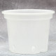 Горшок круглый 1,5 л белый