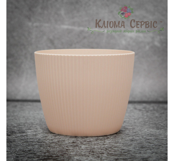 Горшок для цветов Магнолия Джампер 140мм бежевый