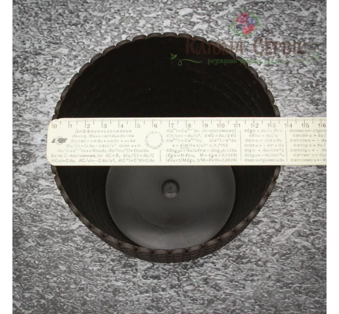 Горшок для цветов Магнолия Джерси 140мм мокко