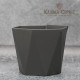 Горшок (кашпо) Хеца (110*120*130мм) Антрацит
