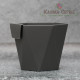 Горшок (кашпо) Хеца (110*120*130мм) Антрацит