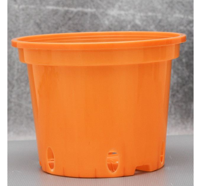 Горшок круглый 1,5 л коричневый