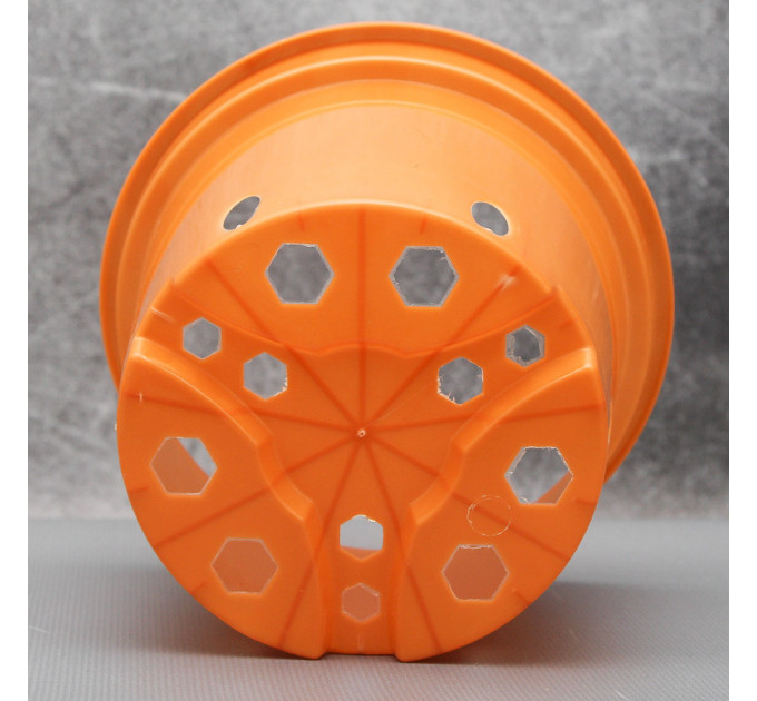 Горшок круглый 1,5 л коричневый