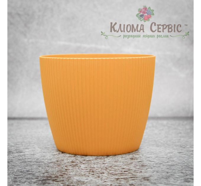 Горшок для цветов Магнолия Джампер 160 мм горчичный