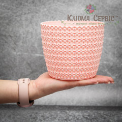 Горшок для цветов Магнолия Джерси 140мм пудра