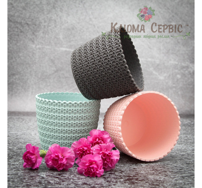 Горшок для цветов Магнолия Джерси 140мм пудра