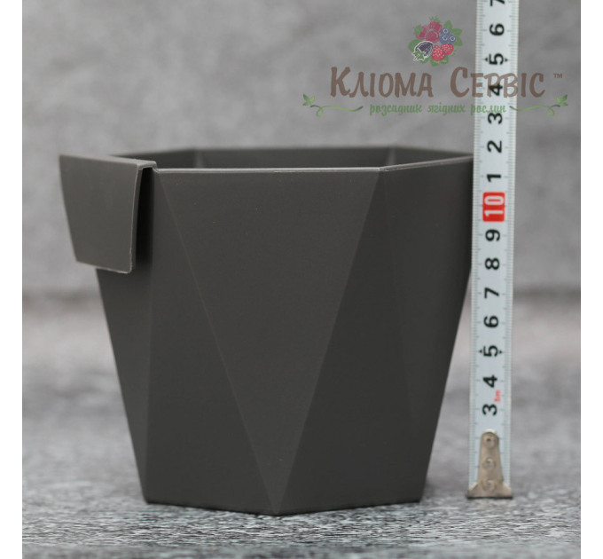 Горшок/кашпо Хеца 125 антрацит