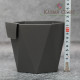Горшок/кашпо Хеца 125 антрацит