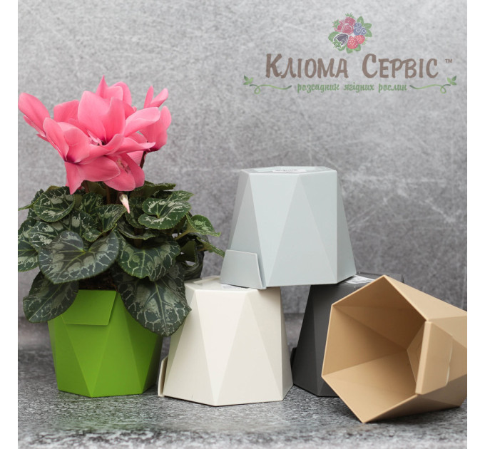 Горшок/кашпо Хеца 125 антрацит