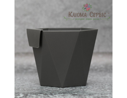 Горшок/кашпо Хеца 125 антрацит