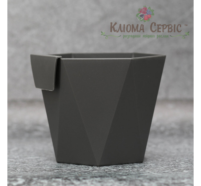 Горшок/кашпо Хеца 125 антрацит