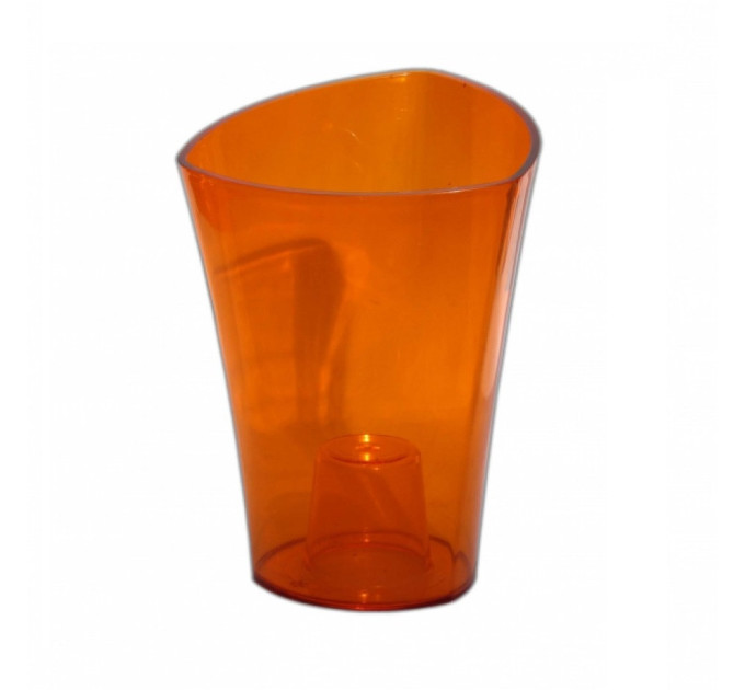 Горшок "Венус", прозоро-оранжевый