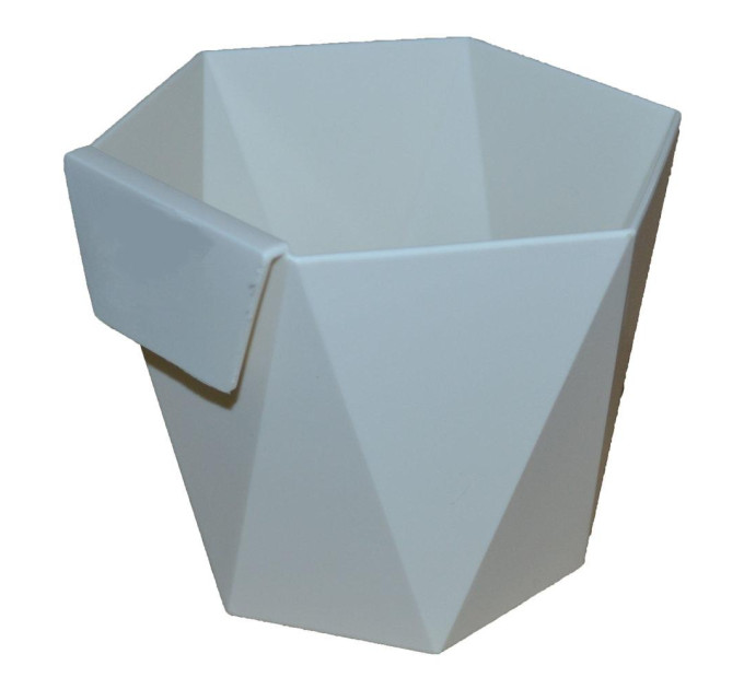 Горшок/кашпо Хеца 125 св.серый