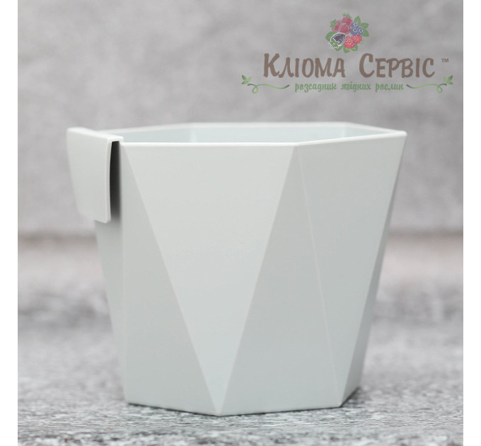 Горшок/кашпо Хеца 125 св.серый