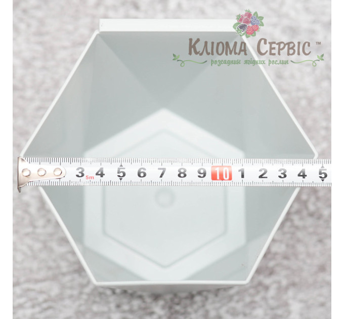 Горшок/кашпо Хеца 125 св.серый