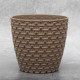 Горшок для цветов Elit Ротанг 0.75 л, капучино