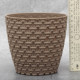 Горшок для цветов Elit Ротанг 0.75 л, капучино