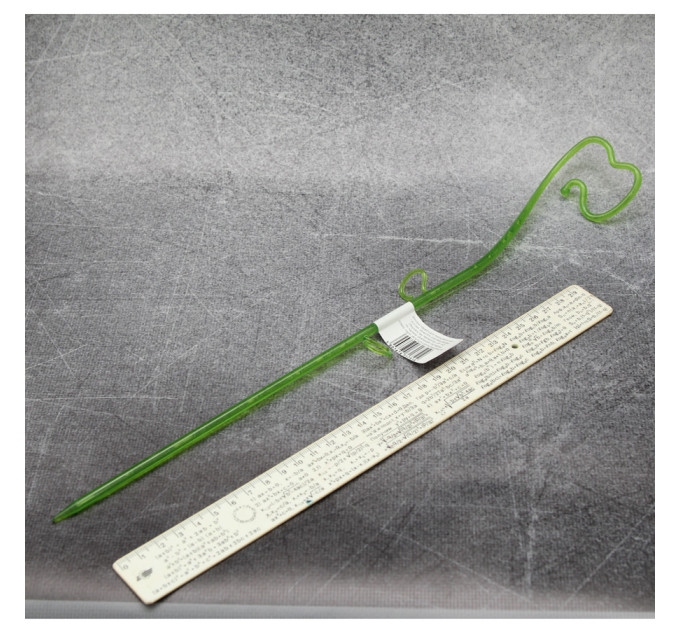 Декоративная поддержка FormPlastic для Орхидей 39 см, прозрачно-салатовая