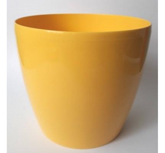 Горшок для цветов Магнолия 135мм желтый
