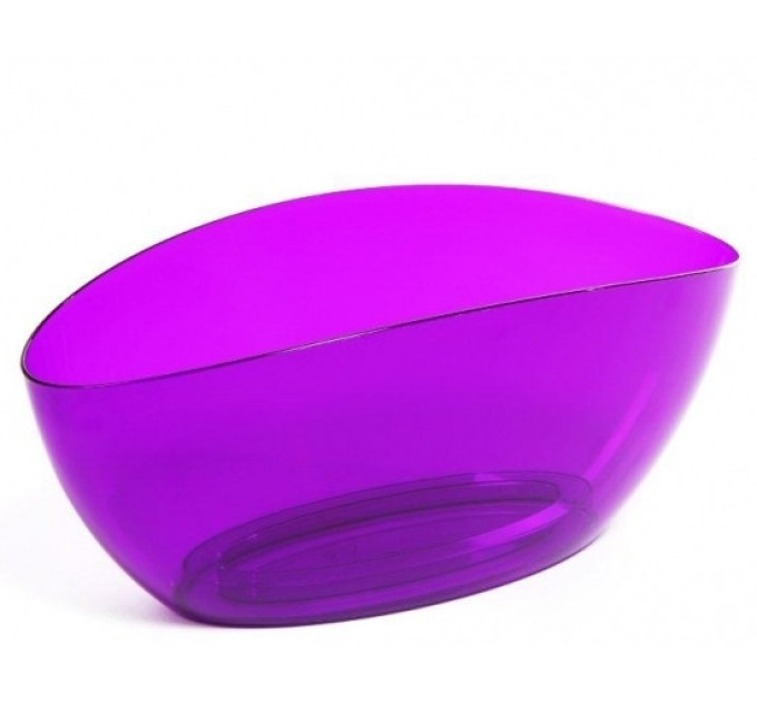 Горшок/кашпо Луна, прозоро-фіолетовий