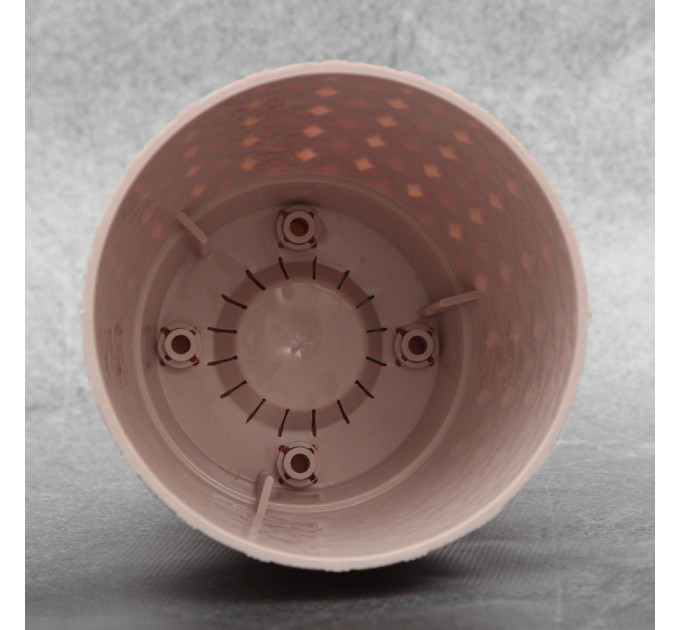 Горщик для квітів Elit Ротанг 0.75 л, лавандовий